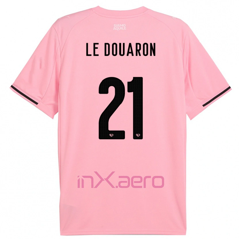 Danxen Damen Jérémy Le Douaron #21 Pink Schwarz Heimtrikot Trikot 2025/26 T-Shirt Schweiz