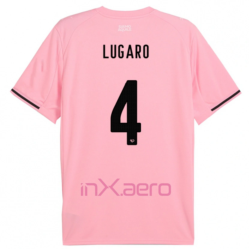 Danxen Damen Lorenzo Lugaro #4 Pink Schwarz Heimtrikot Trikot 2025/26 T-Shirt Schweiz