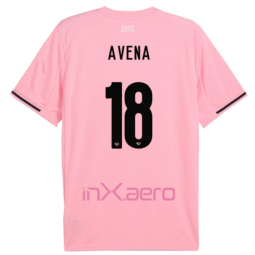 Danxen Damen Pietro Avena #18 Pink Schwarz Heimtrikot Trikot 2025/26 T-Shirt Schweiz