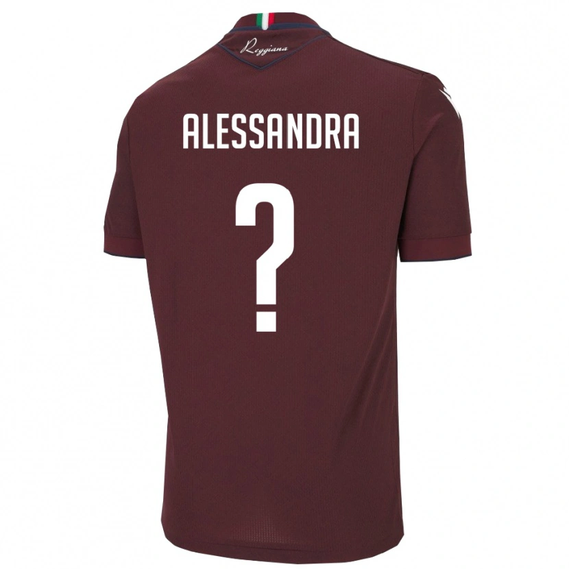 Danxen Damen Sacchi Alessandra #0 Burgund Weiß Heimtrikot Trikot 2025/26 T-Shirt Schweiz