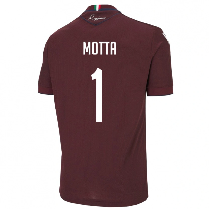 Danxen Damen Edoardo Motta #1 Burgund Weiß Heimtrikot Trikot 2025/26 T-Shirt Schweiz