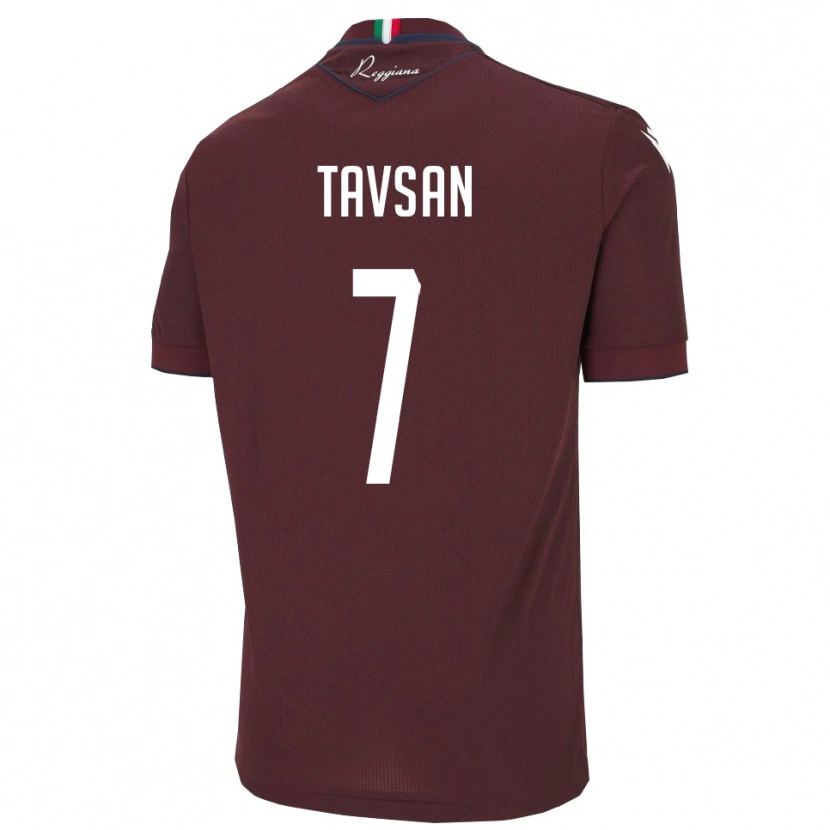 Danxen Damen Elayis Tavsan #7 Burgund Weiß Heimtrikot Trikot 2025/26 T-Shirt Schweiz