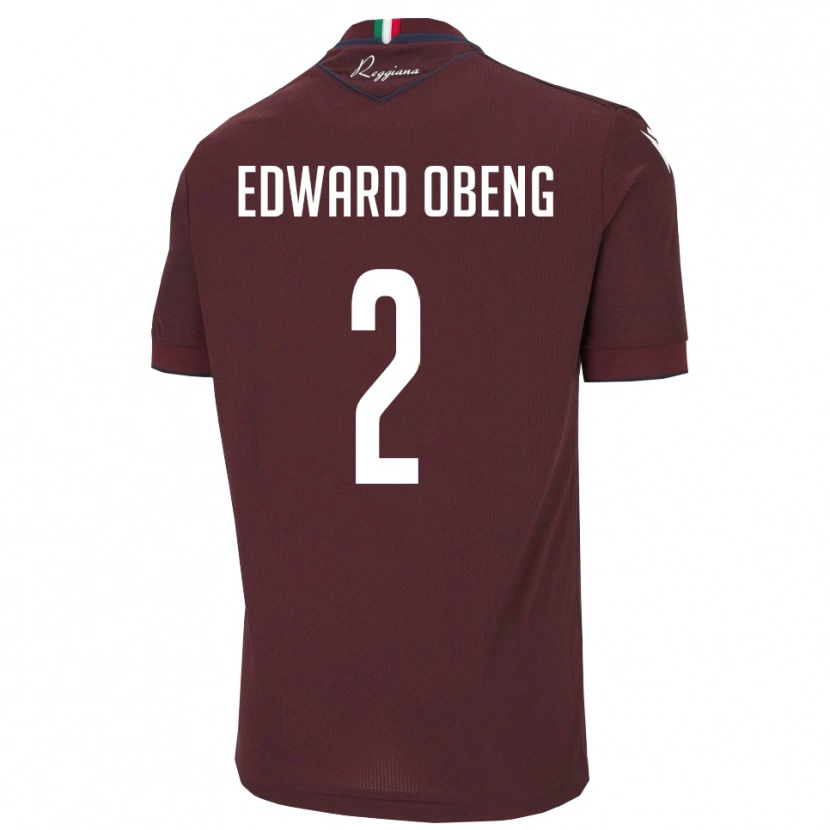 Danxen Damen Elijah Edward Obeng #2 Burgund Weiß Heimtrikot Trikot 2025/26 T-Shirt Schweiz