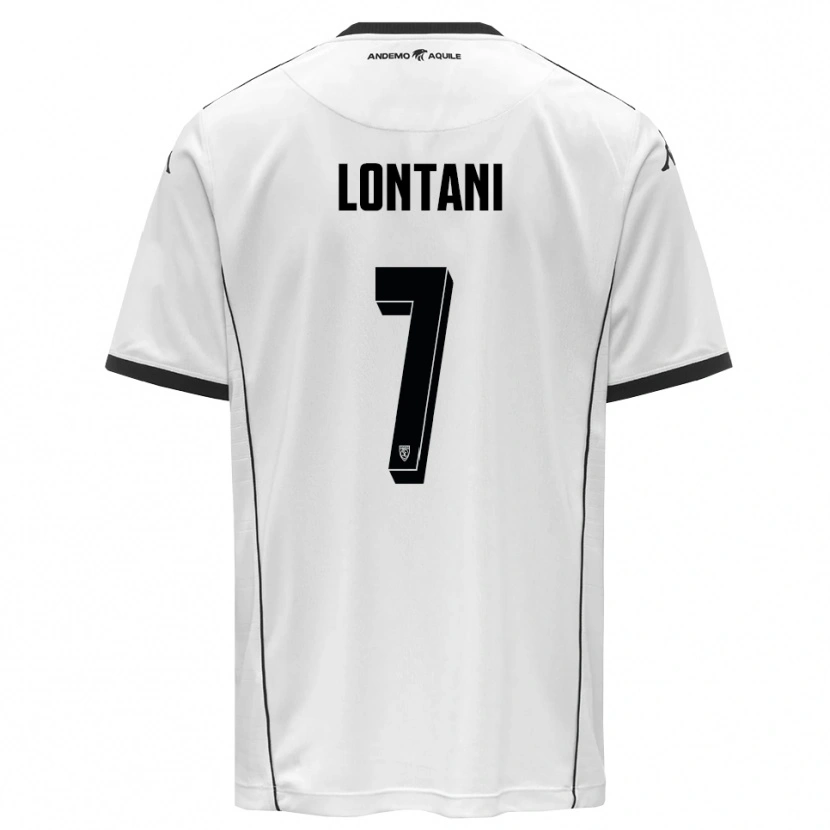 Danxen Damen Matteo Lontani #7 Weiß Schwarz Heimtrikot Trikot 2025/26 T-Shirt Schweiz