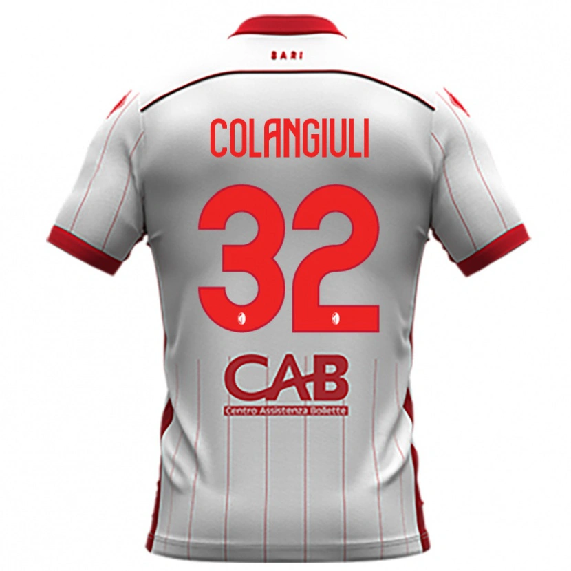 Danxen Damen Vincenzo Colangiuli #32 Weiß Rot Heimtrikot Trikot 2025/26 T-Shirt Schweiz