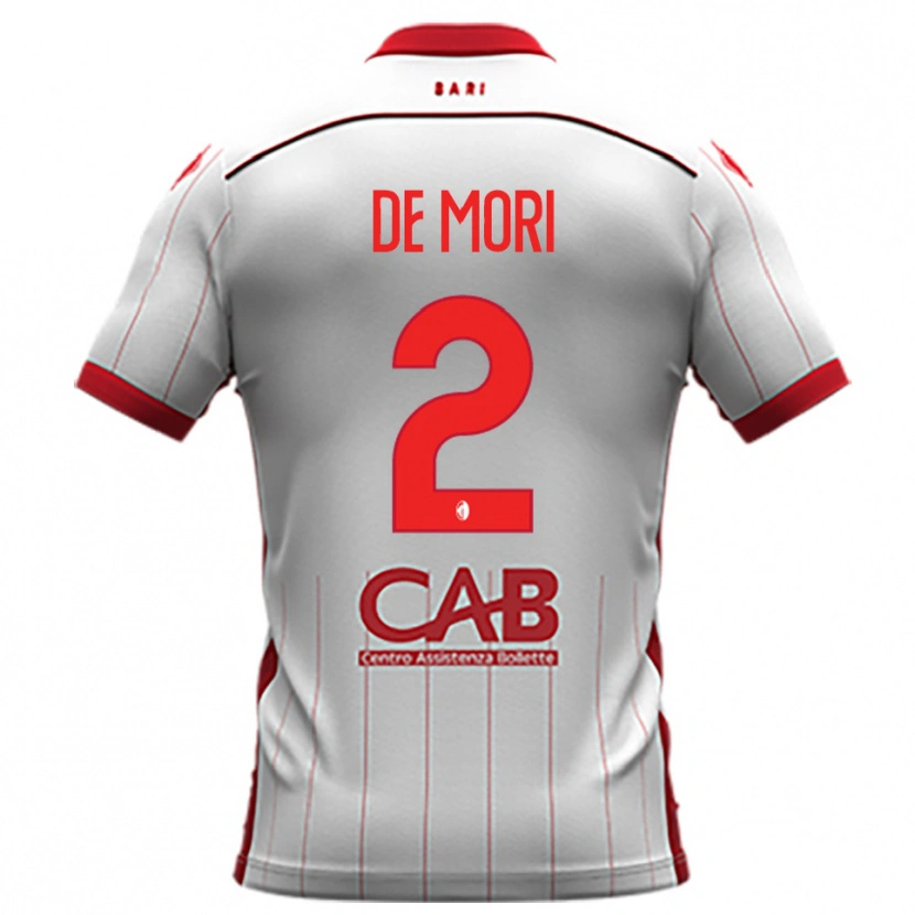 Danxen Damen Edoardo De Mori #2 Weiß Rot Heimtrikot Trikot 2025/26 T-Shirt Schweiz