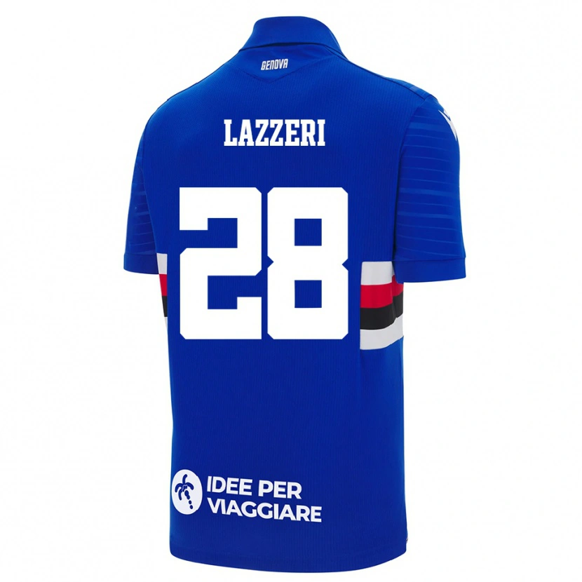 Danxen Damen Nicole Lazzeri #28 Blau Weiß Heimtrikot Trikot 2025/26 T-Shirt Schweiz