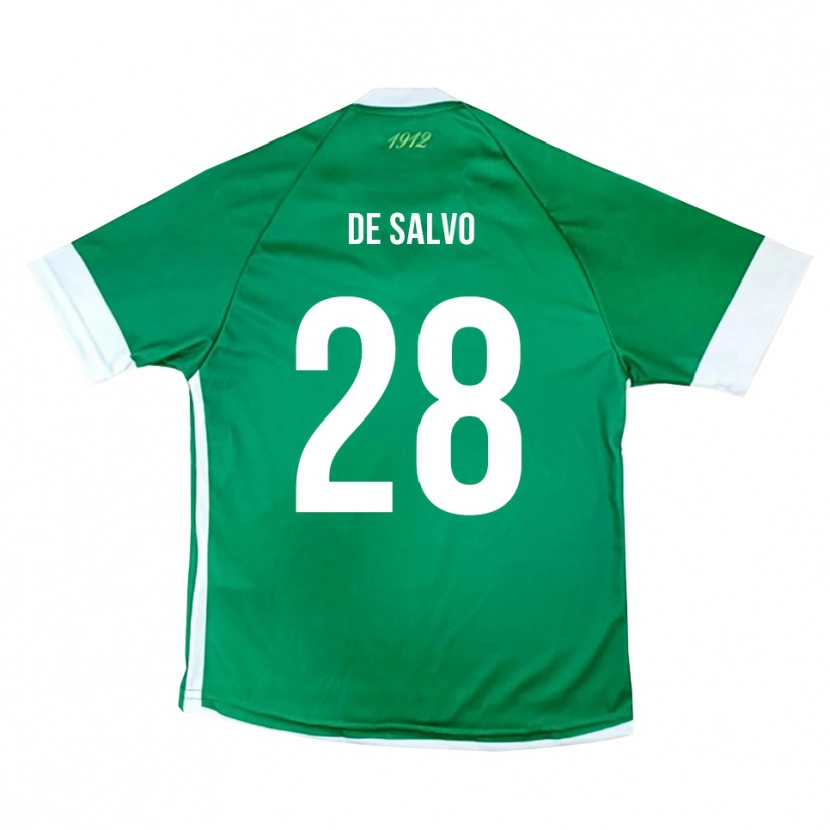 Danxen Damen Ugo De Salvo #28 Grün Weiß Heimtrikot Trikot 2025/26 T-Shirt Schweiz