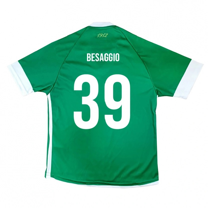 Danxen Damen Michele Besaggio #39 Grün Weiß Heimtrikot Trikot 2025/26 T-Shirt Schweiz
