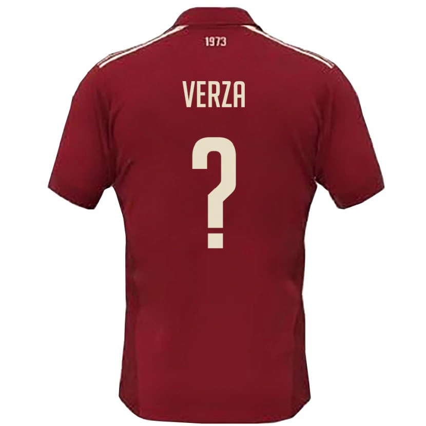 Danxen Damen Leonardo Verza #0 Burgunderrot Weiß Heimtrikot Trikot 2025/26 T-Shirt Schweiz