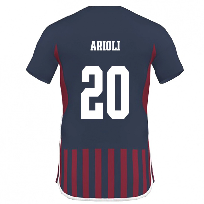 Danxen Damen Alessandro Arioli #20 Marineblau Rot Heimtrikot Trikot 2025/26 T-Shirt Schweiz