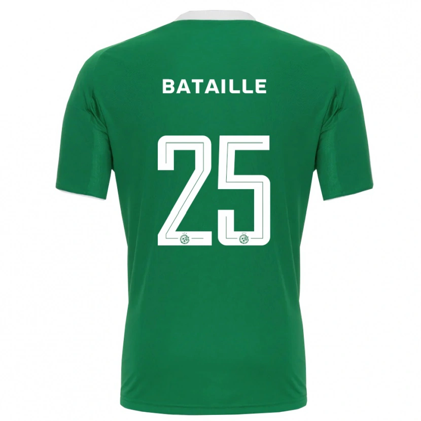 Danxen Damen Jelle Bataille #25 Grün Weiß Heimtrikot Trikot 2025/26 T-Shirt Schweiz