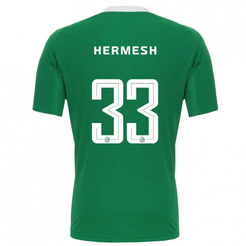 Danxen Damen Liam Hermesh #33 Grün Weiß Heimtrikot Trikot 2025/26 T-Shirt Schweiz