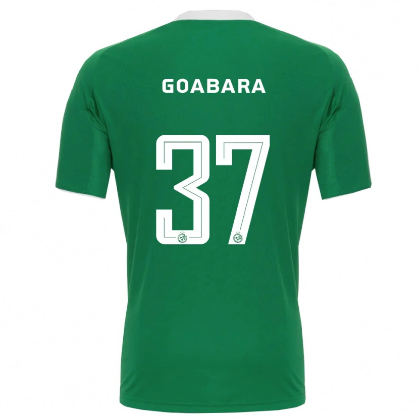 Danxen Damen Ibrahim Goabara #37 Grün Weiß Heimtrikot Trikot 2025/26 T-Shirt Schweiz