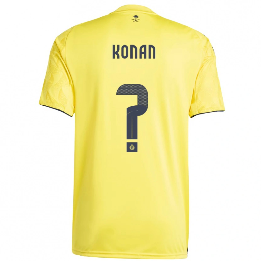 Danxen Damen Ghislain Konan #0 Gelb Schwarz Heimtrikot Trikot 2025/26 T-Shirt Schweiz