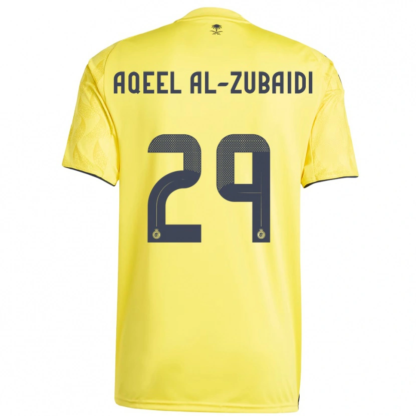 Danxen Damen Fahad Aqeel Al-Zubaidi #29 Gelb Schwarz Heimtrikot Trikot 2025/26 T-Shirt Schweiz