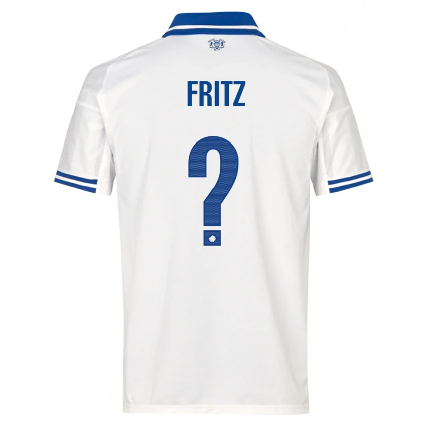 Danxen Damen Gustav Fritz #0 Weiß Blau Heimtrikot Trikot 2025/26 T-Shirt Schweiz