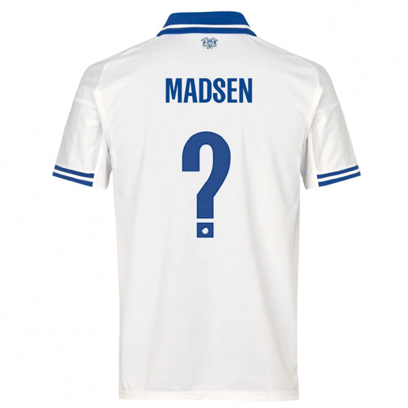 Danxen Damen Noah Madsen #0 Weiß Blau Heimtrikot Trikot 2025/26 T-Shirt Schweiz