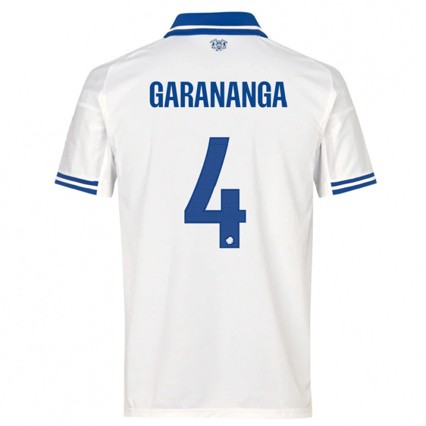 Danxen Damen Munashe Garananga #4 Weiß Blau Heimtrikot Trikot 2025/26 T-Shirt Schweiz