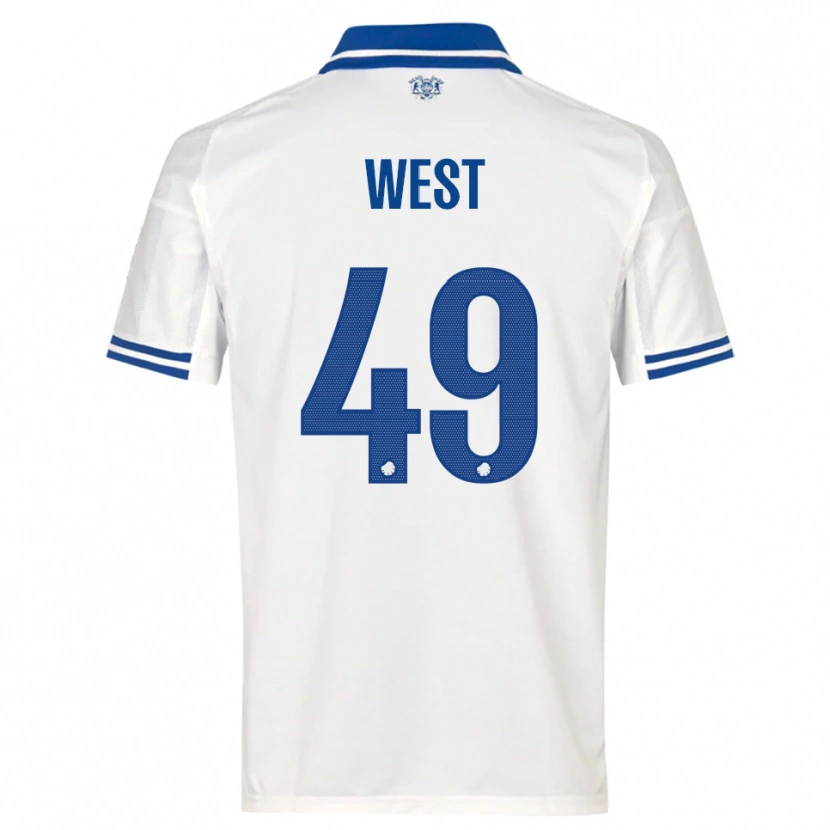 Danxen Damen Liam West #49 Weiß Blau Heimtrikot Trikot 2025/26 T-Shirt Schweiz