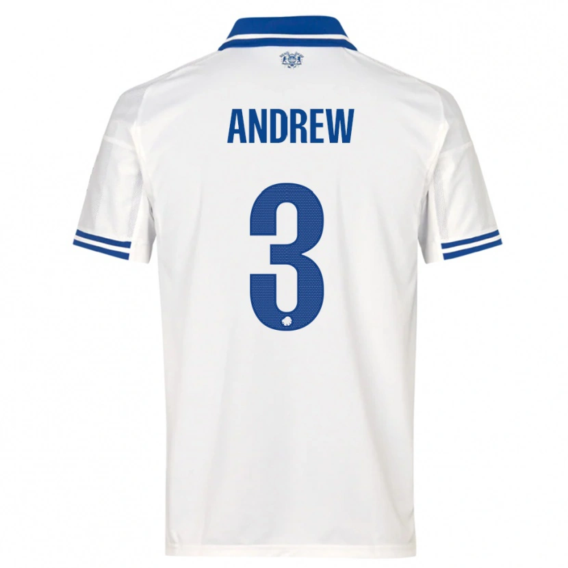 Danxen Damen Tristan Andrew #3 Weiß Blau Heimtrikot Trikot 2025/26 T-Shirt Schweiz