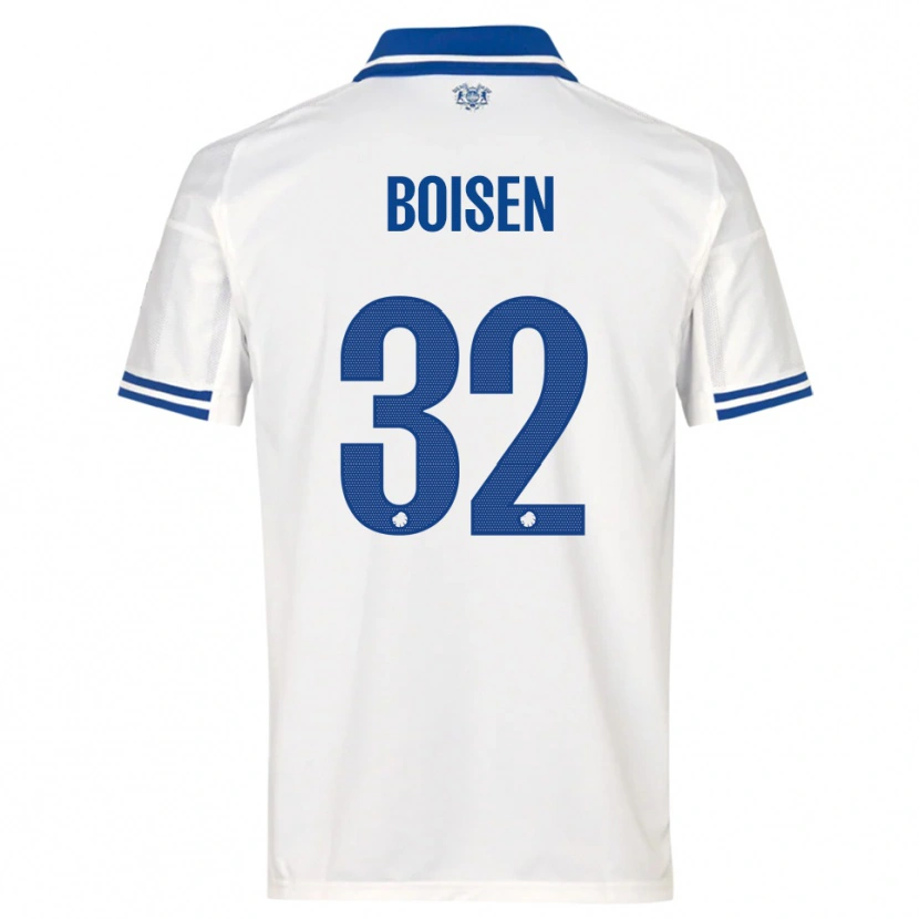 Danxen Damen Frederikke Boisen #32 Weiß Blau Heimtrikot Trikot 2025/26 T-Shirt Schweiz
