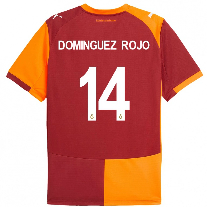 Danxen Damen Laura Dominguez Rojo #14 Rot Orange Heimtrikot Trikot 2025/26 T-Shirt Schweiz