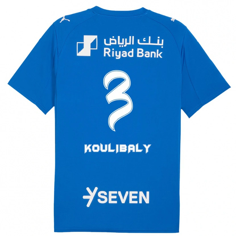 Danxen Damen Kalidou Koulibaly #3 Blau Weiß Heimtrikot Trikot 2025/26 T-Shirt Schweiz
