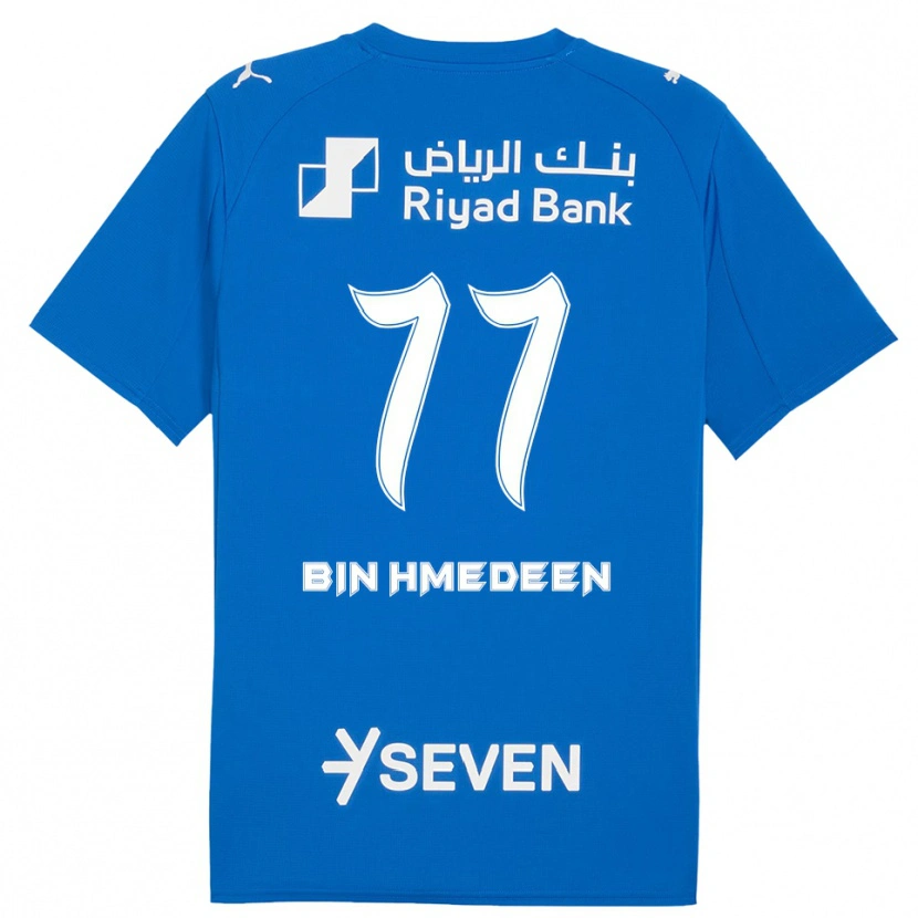 Danxen Damen Raghad Bin Hmedeen #77 Blau Weiß Heimtrikot Trikot 2025/26 T-Shirt Schweiz