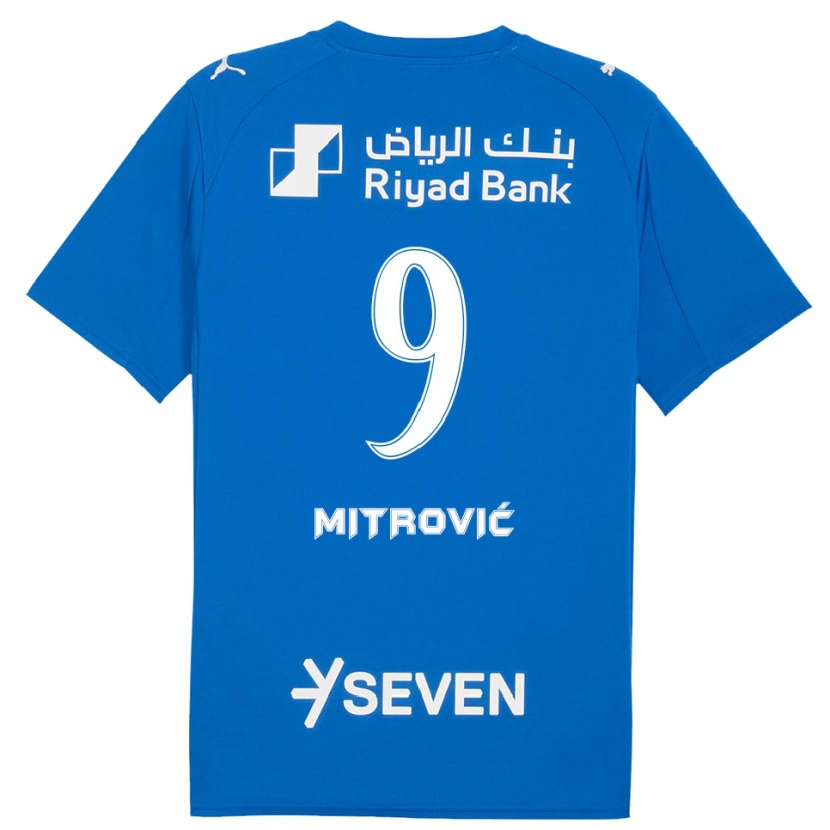 Danxen Damen Aleksandar Mitrović #9 Blau Weiß Heimtrikot Trikot 2025/26 T-Shirt Schweiz