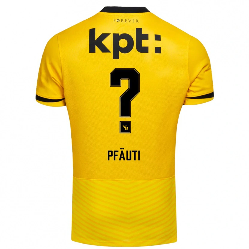 Danxen Damen Noe Pfäuti #0 Gelb Schwarz Heimtrikot Trikot 2025/26 T-Shirt Schweiz