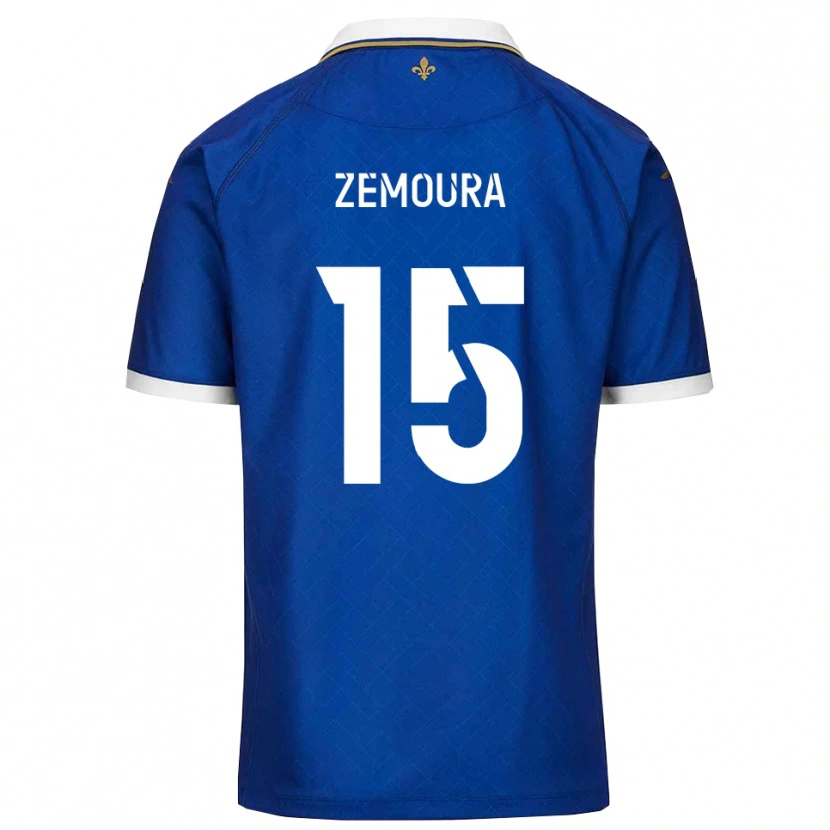 Danxen Damen Yohan Zemoura #15 Blau Gold Heimtrikot Trikot 2025/26 T-Shirt Schweiz