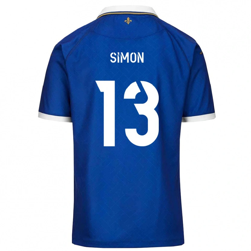 Danxen Damen Elie Simon #13 Blau Gold Heimtrikot Trikot 2025/26 T-Shirt Schweiz