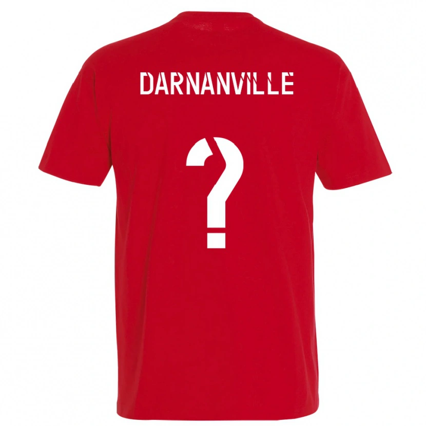 Danxen Damen Clément Darnanville #0 Rot Gelb Heimtrikot Trikot 2025/26 T-Shirt Schweiz