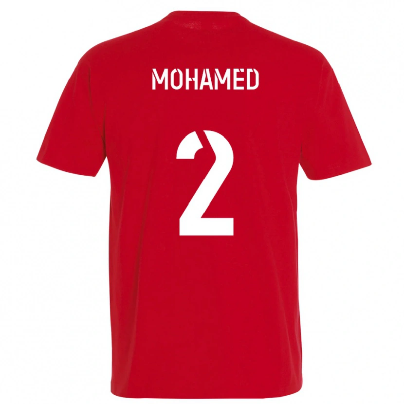 Danxen Damen Yanis Mohamed #2 Rot Gelb Heimtrikot Trikot 2025/26 T-Shirt Schweiz
