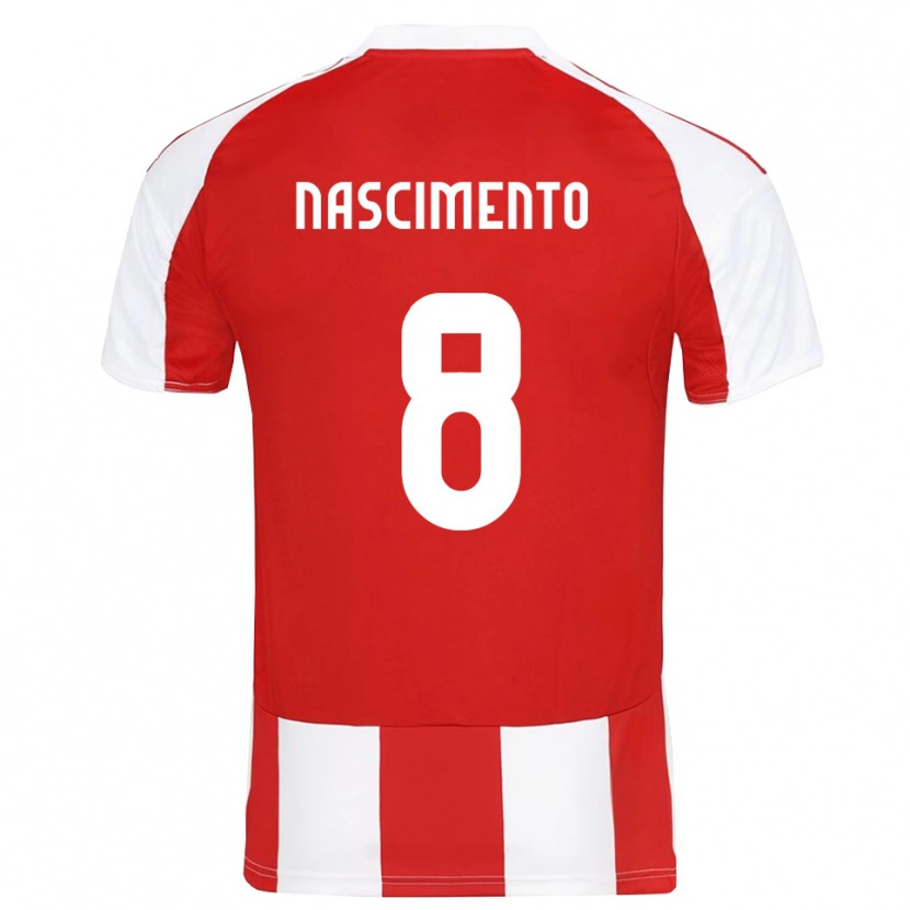 Danxen Damen Diogo Nascimento #8 Rot Weiß Heimtrikot Trikot 2025/26 T-Shirt Schweiz