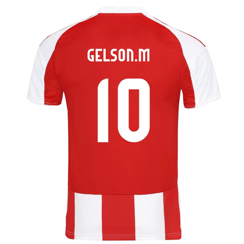 Danxen Damen Gelson Martins #10 Rot Weiß Heimtrikot Trikot 2025/26 T-Shirt Schweiz