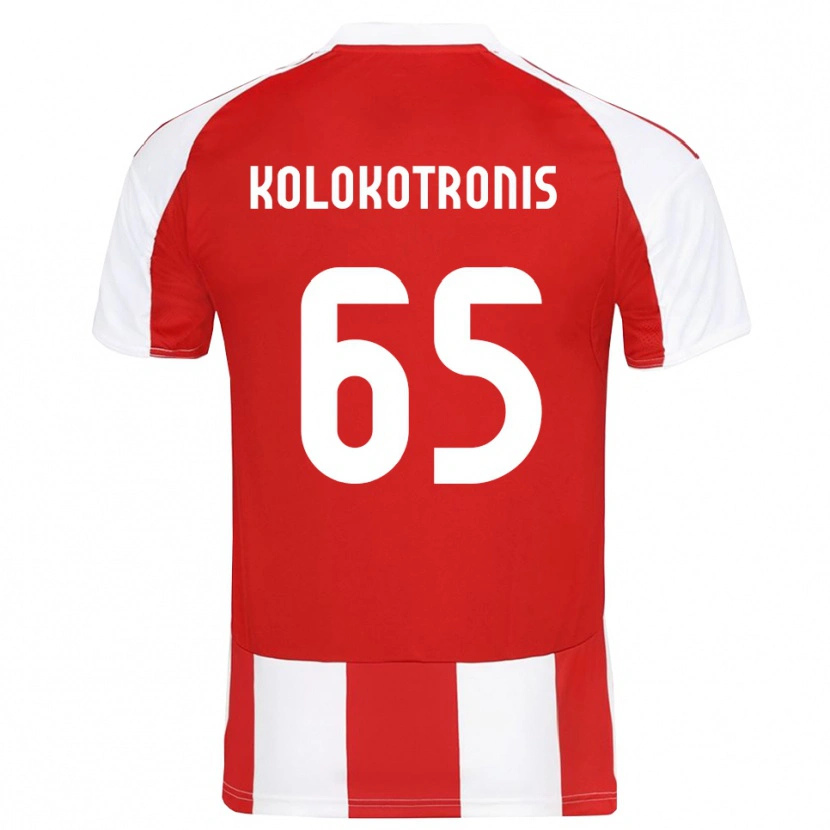 Danxen Damen Petros Kolokotronis #65 Rot Weiß Heimtrikot Trikot 2025/26 T-Shirt Schweiz