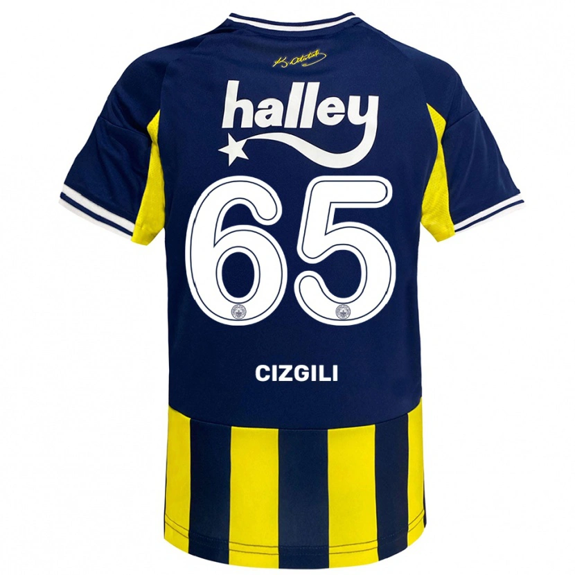 Danxen Damen Muharrem Cizgili #65 Gelb Marineblau Weiß Heimtrikot Trikot 2025/26 T-Shirt Schweiz