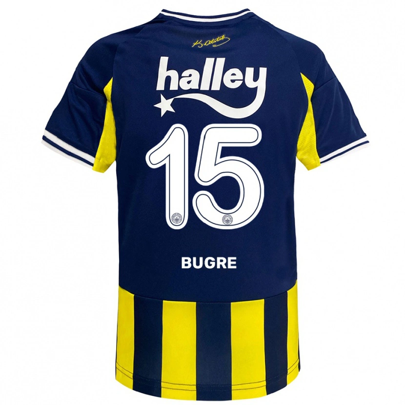 Danxen Damen Azumah Bugre #15 Gelb Marineblau Weiß Heimtrikot Trikot 2025/26 T-Shirt Schweiz