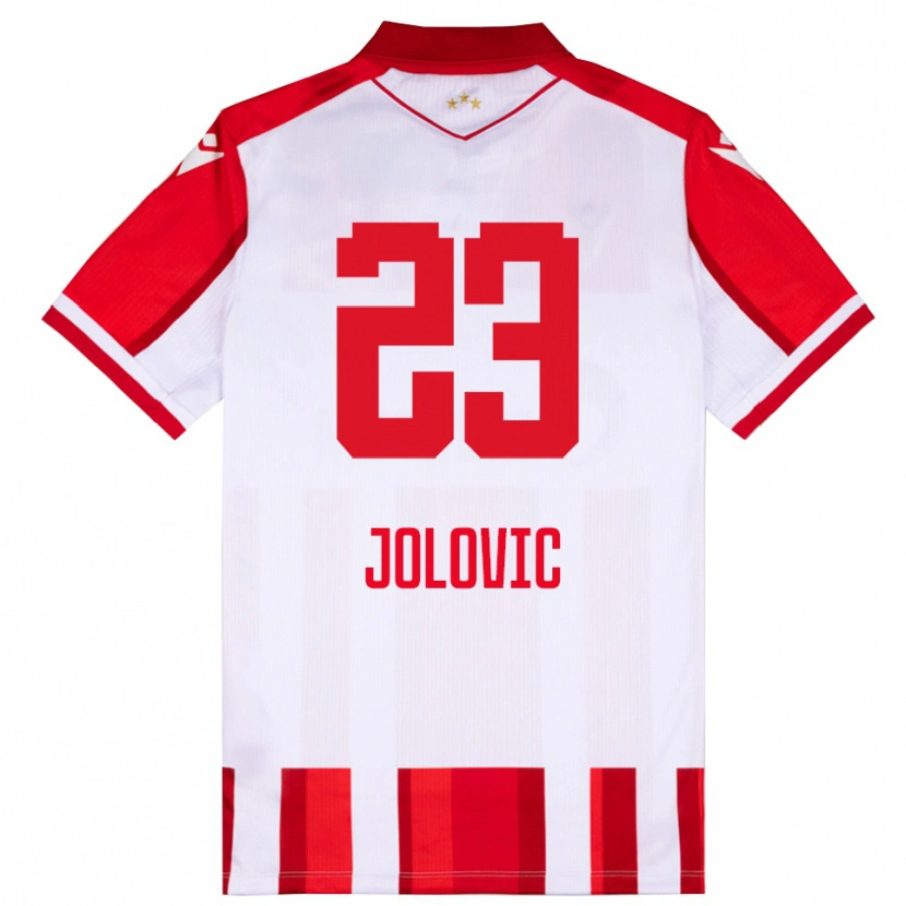 Danxen Damen Bogdan Jolovic #23 Rot Weiß Heimtrikot Trikot 2025/26 T-Shirt Schweiz