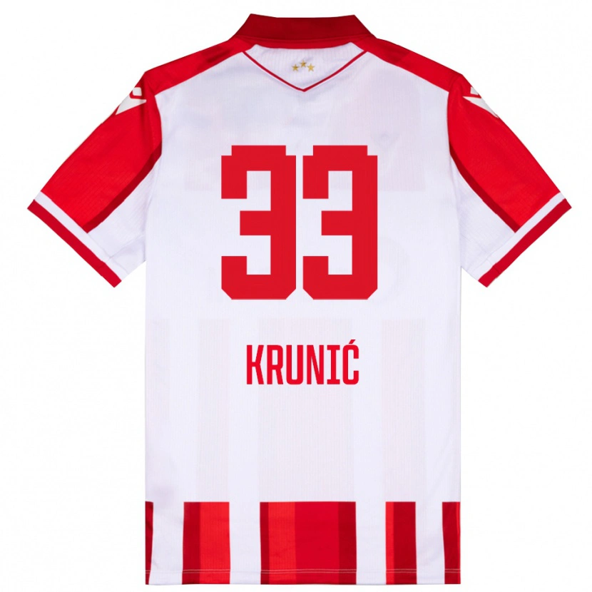 Danxen Damen Rade Krunic #33 Rot Weiß Heimtrikot Trikot 2025/26 T-Shirt Schweiz