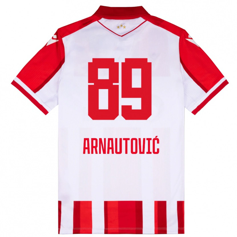 Danxen Damen Marko Arnautovic #89 Rot Weiß Heimtrikot Trikot 2025/26 T-Shirt Schweiz