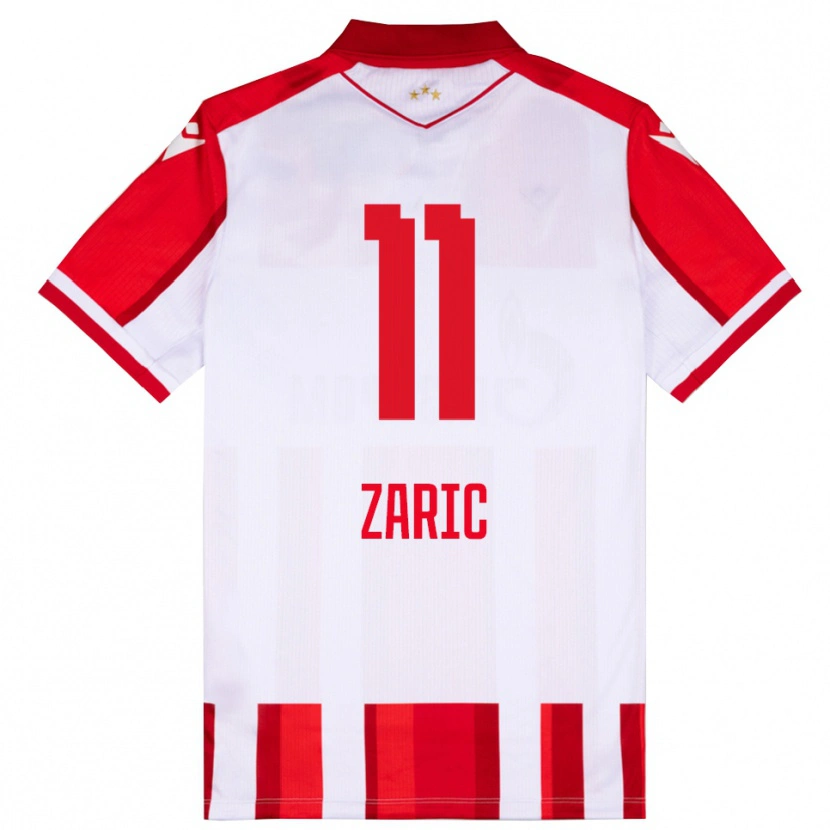 Danxen Damen Luka Zaric #11 Rot Weiß Heimtrikot Trikot 2025/26 T-Shirt Schweiz