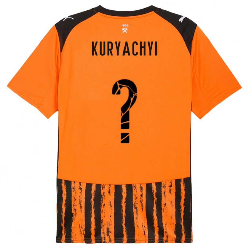 Danxen Damen Artur Kuryachyi #0 Orange Schwarz Heimtrikot Trikot 2025/26 T-Shirt Schweiz