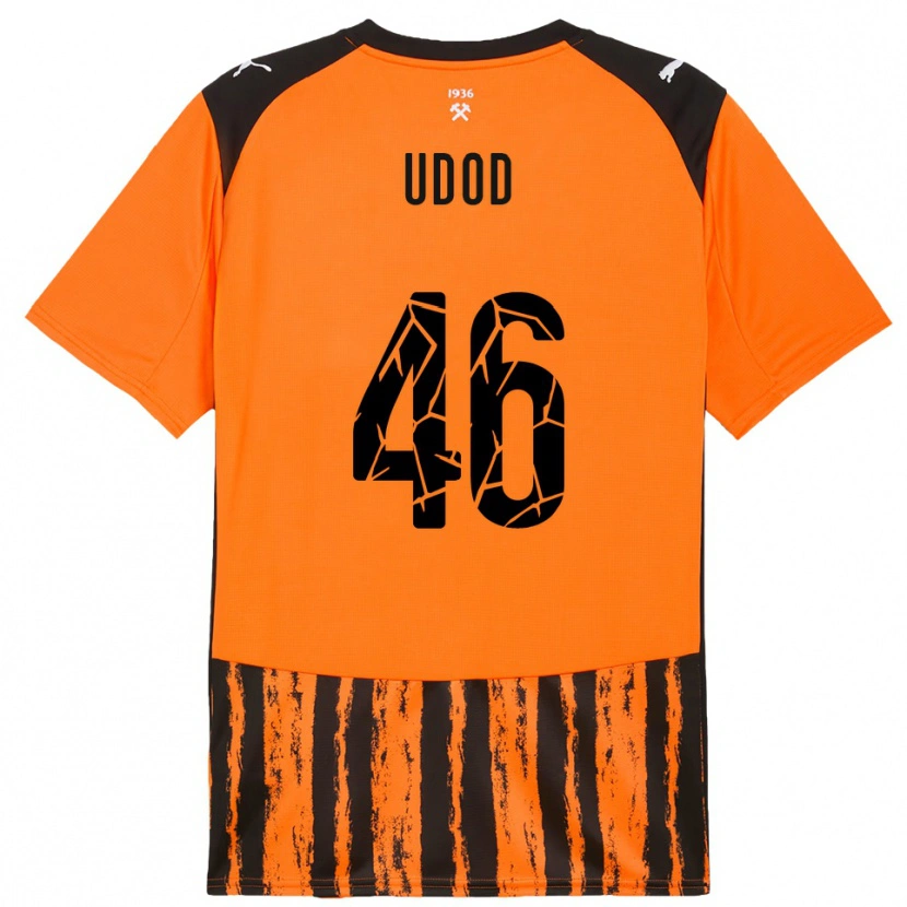 Danxen Damen Danylo Udod #46 Orange Schwarz Heimtrikot Trikot 2025/26 T-Shirt Schweiz