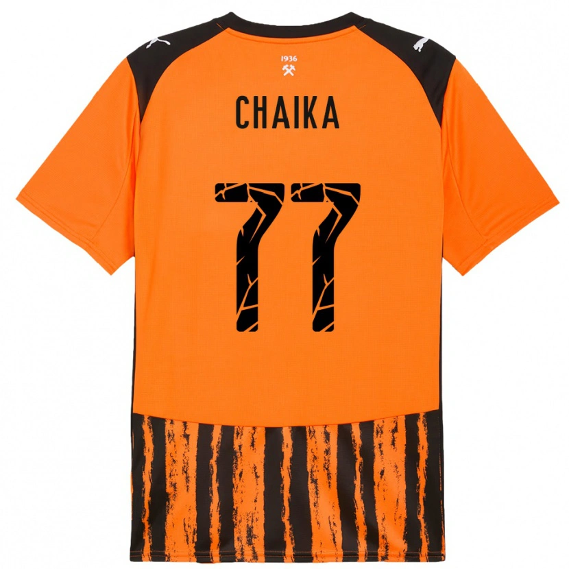 Danxen Damen Nadiia Chaika #77 Orange Schwarz Heimtrikot Trikot 2025/26 T-Shirt Schweiz