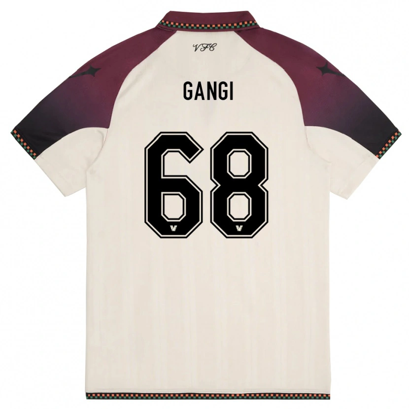 Danxen Damen Chiara Gangi #68 Cremefarben Burgund Auswärtstrikot Trikot 2025/26 T-Shirt Schweiz