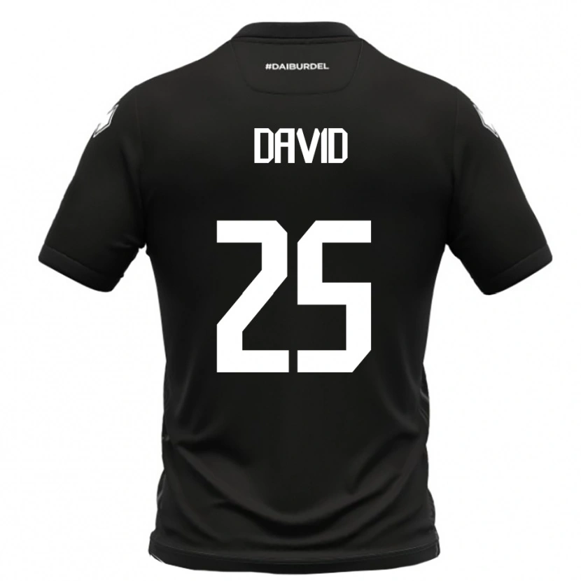 Danxen Damen Antonio David #25 Schwarz Weiß Auswärtstrikot Trikot 2025/26 T-Shirt Schweiz