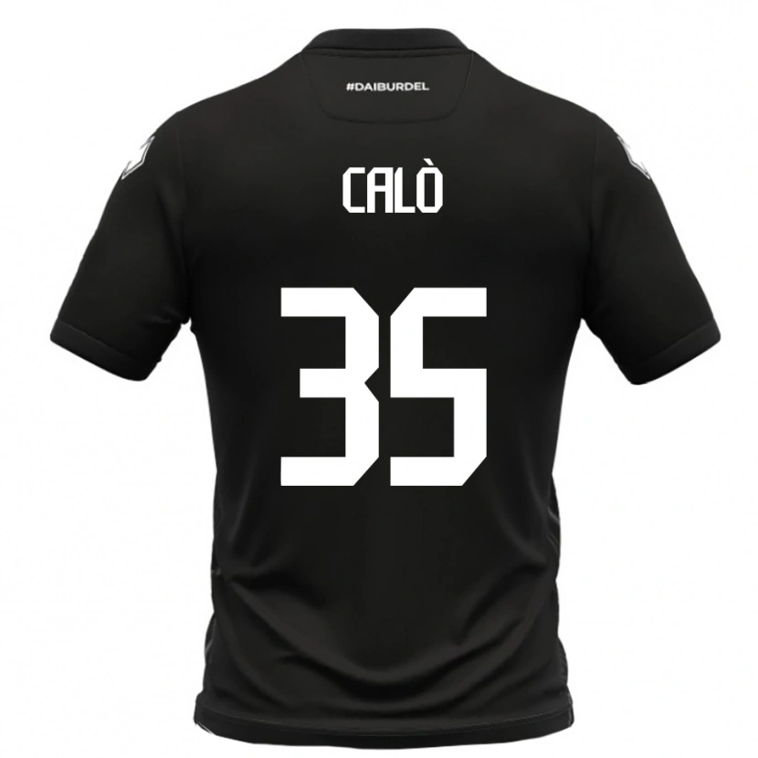 Danxen Damen Giacomo Calò #35 Schwarz Weiß Auswärtstrikot Trikot 2025/26 T-Shirt Schweiz